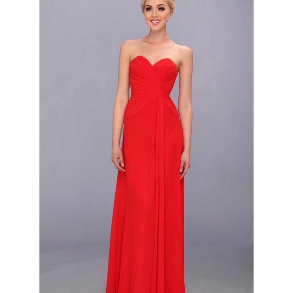 Faviana Sweetheart Strapless Chiffon Gown Size 2